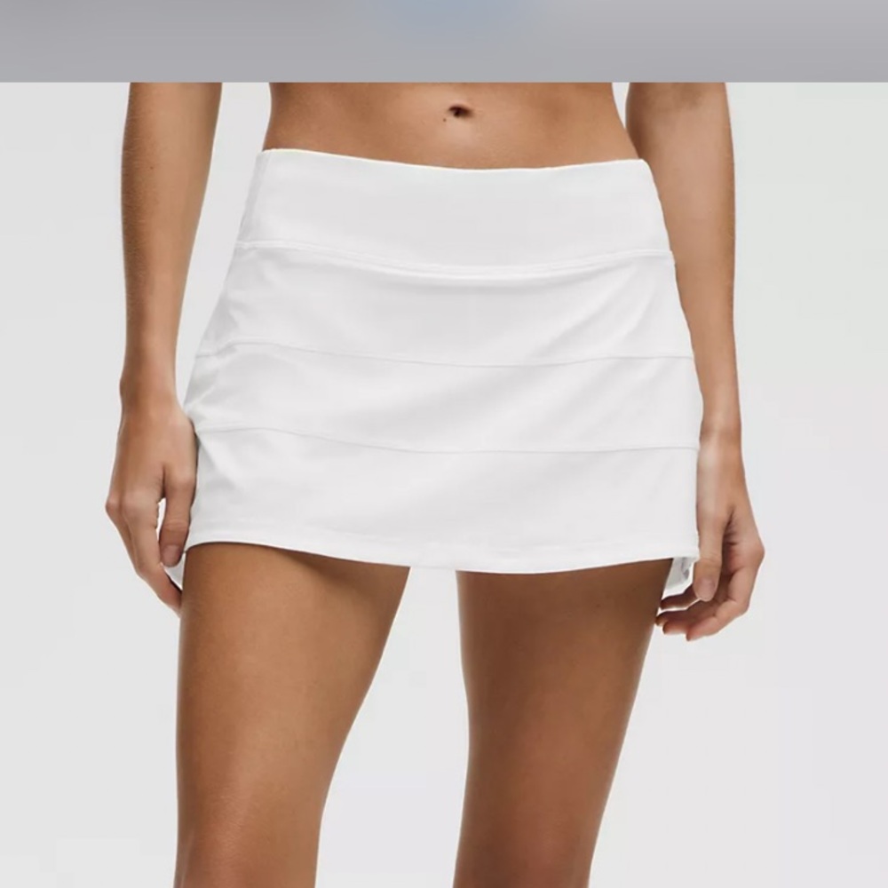 White Lululemon skirt